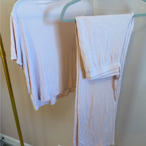 nuuds Women's Ballet Pink Pajama Set - Picture 2 of 3